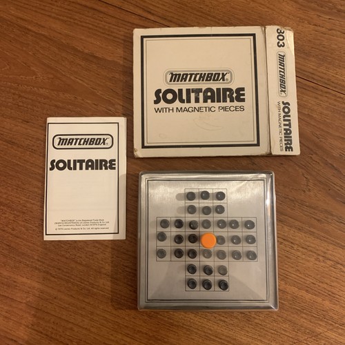 Solitario fiammiferi vintage